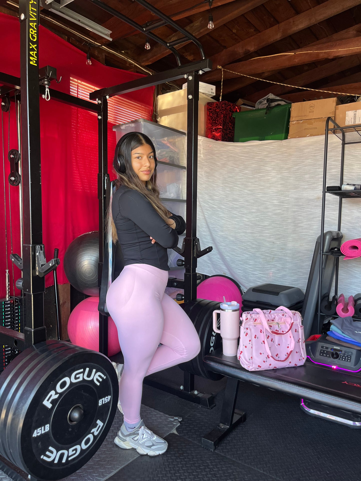 Blush Pink Form leggings