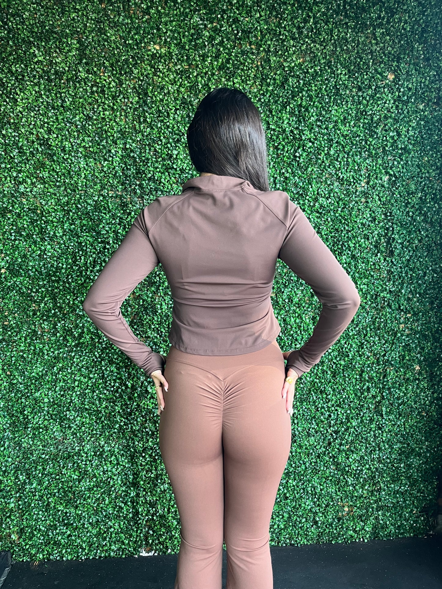 Scrunched Flare Yoga Pants