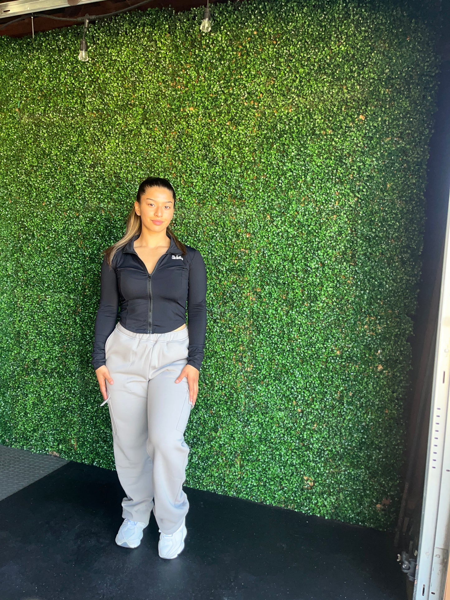 Comfort Stone Grey Cargo Sweatpants