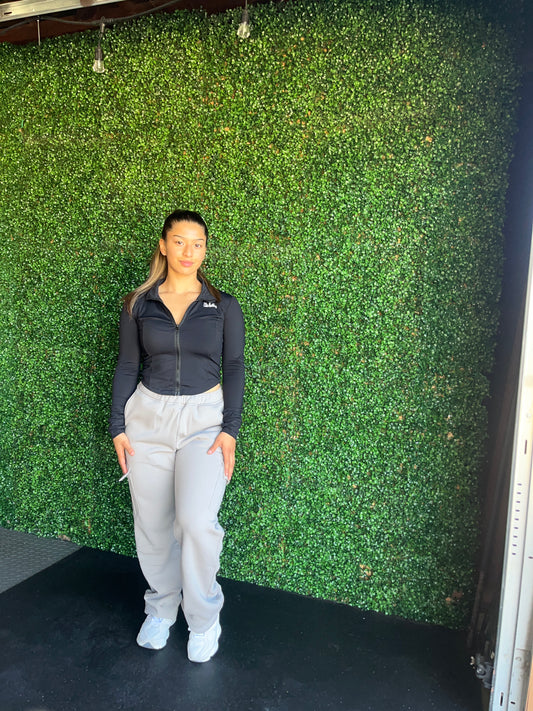 Comfort Stone Grey Cargo Sweatpants