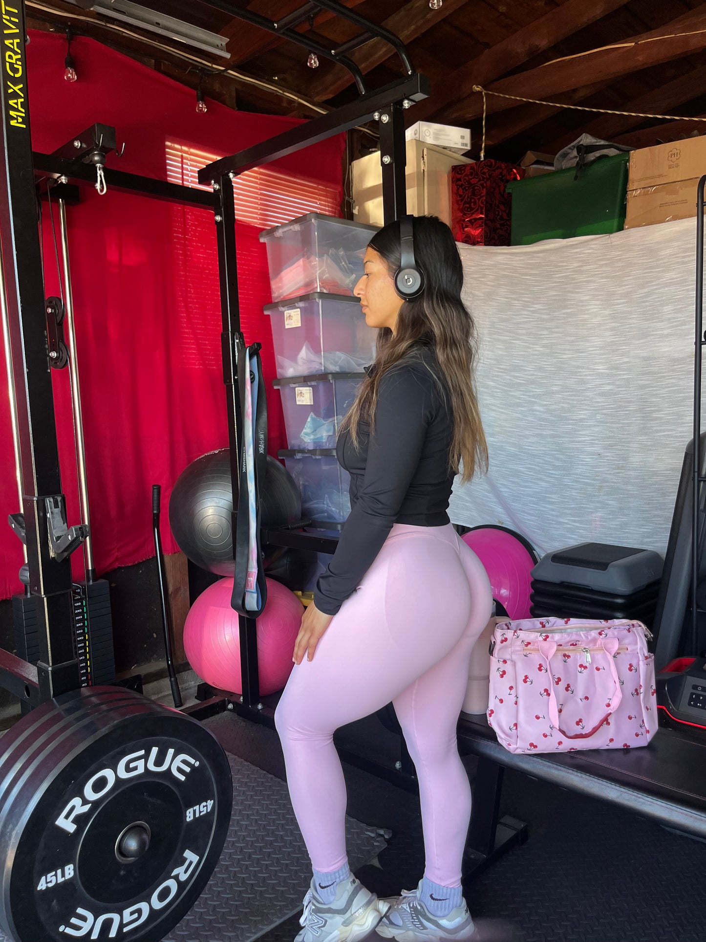 Blush Pink Form leggings