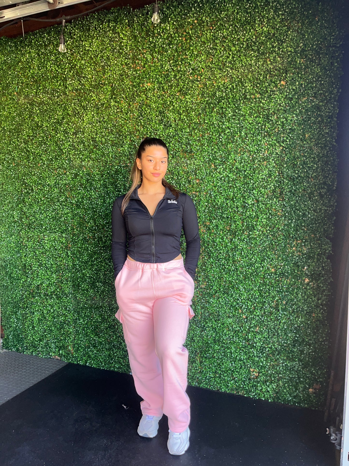 Comfort Baby Pink Cargo Sweatpants