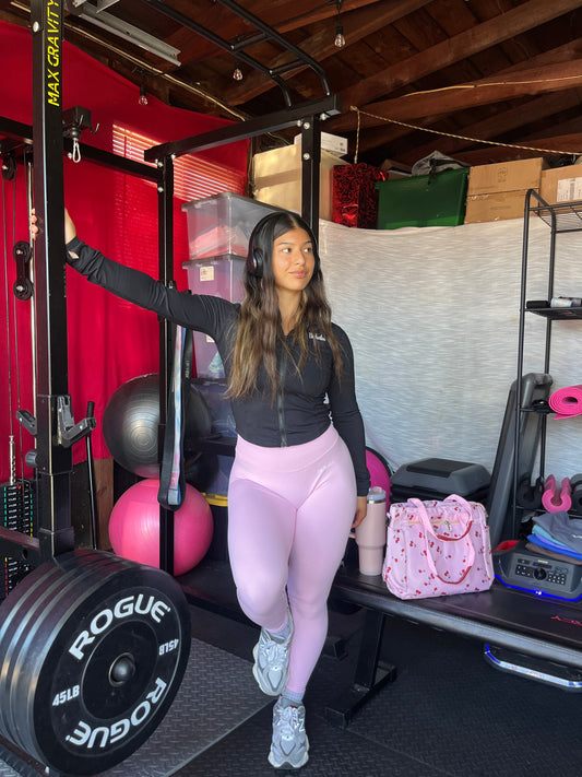 Blush Pink Form leggings