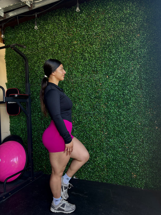 Berry Red Form Shorts