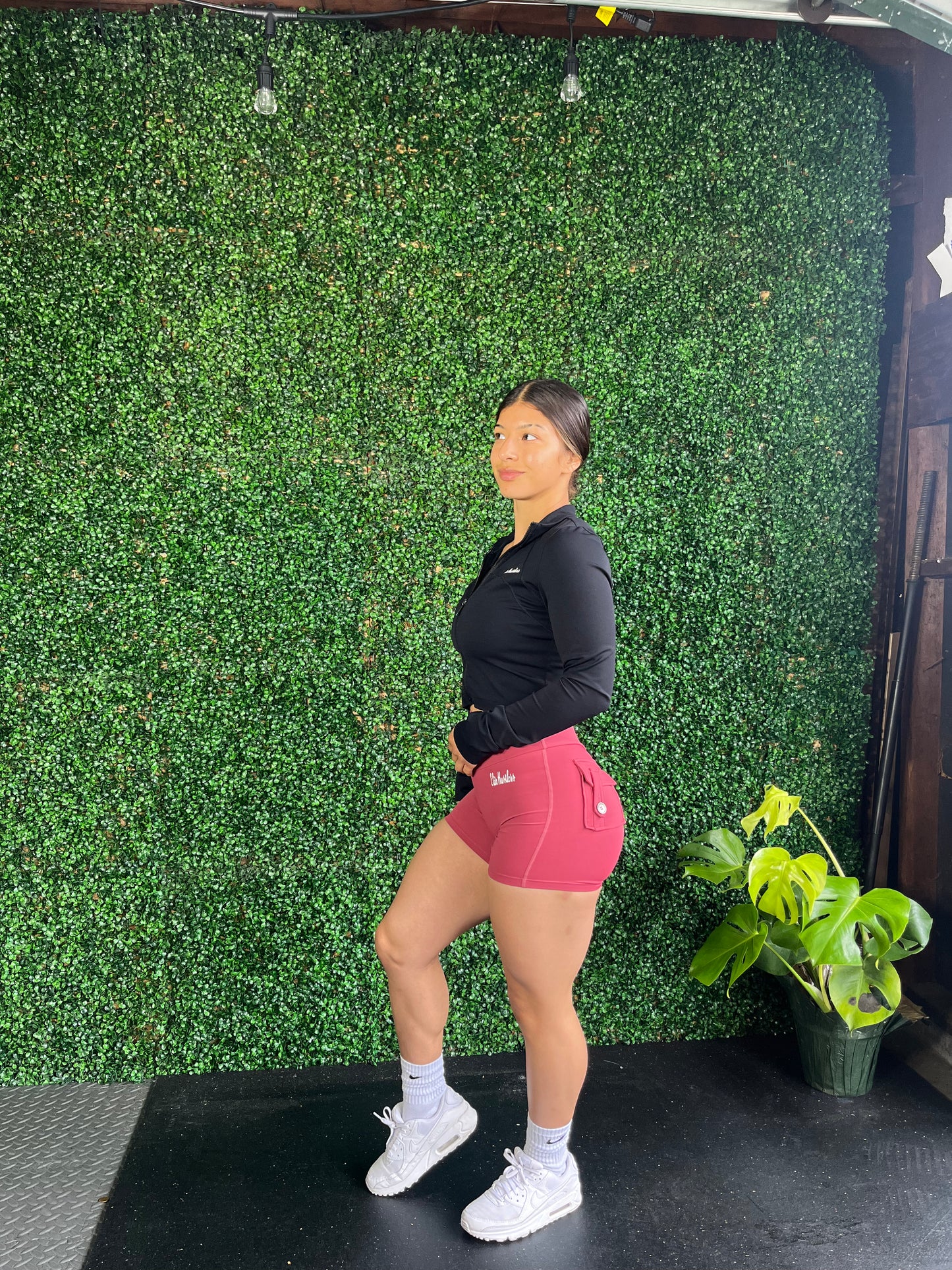 Red Wine Pocket Shorts