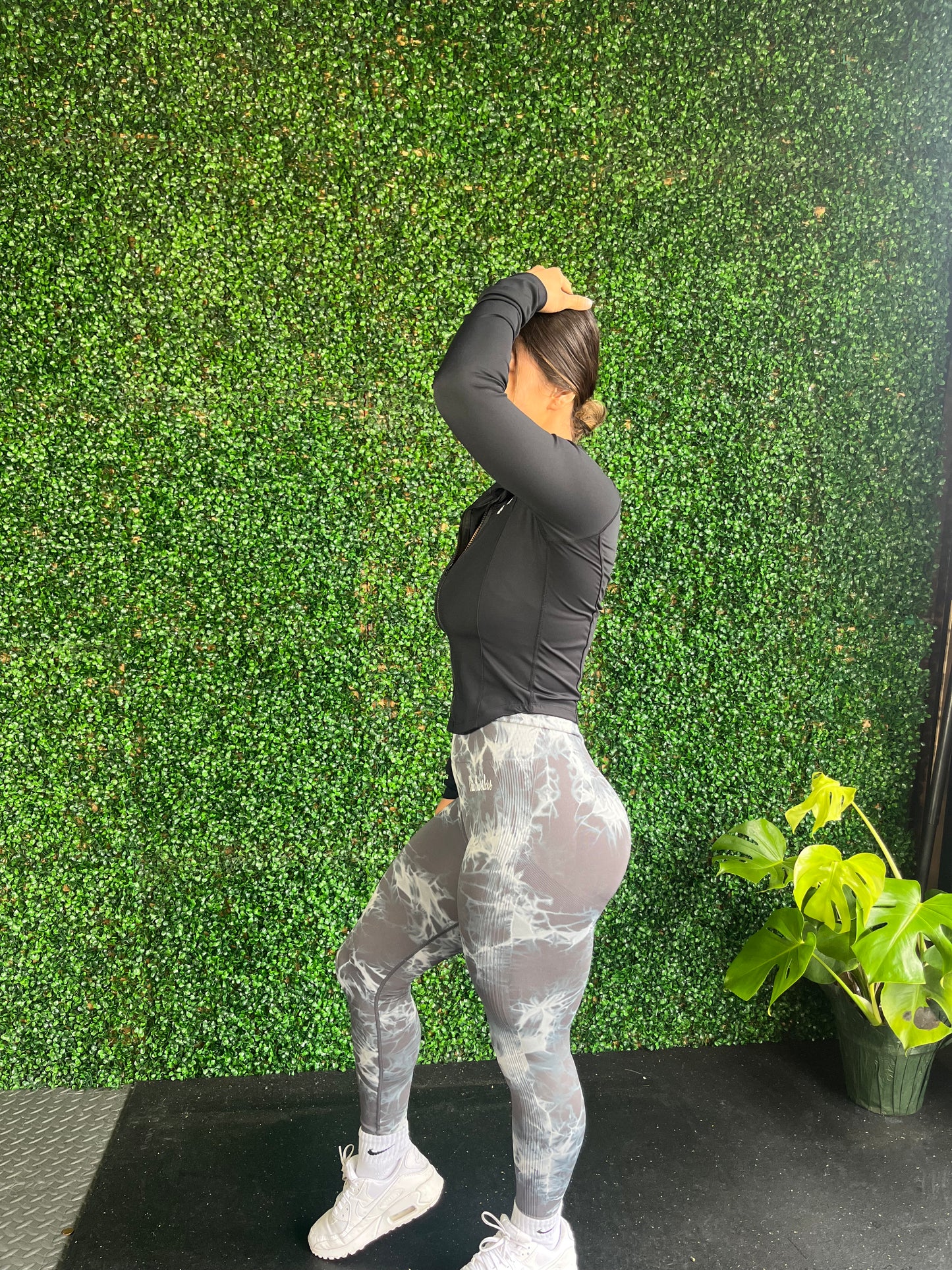 Blue-ish Gray Storm Tie Dye Leggings