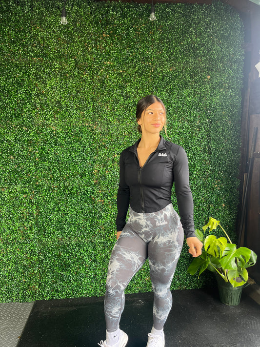 Blue-ish Gray Storm Tie Dye Leggings