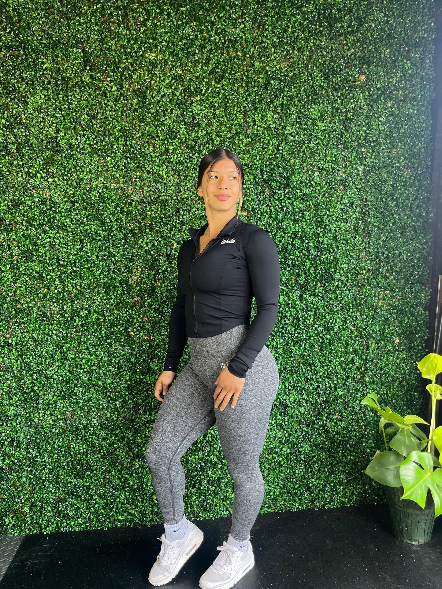 Black Bbl Zip Up Jacket