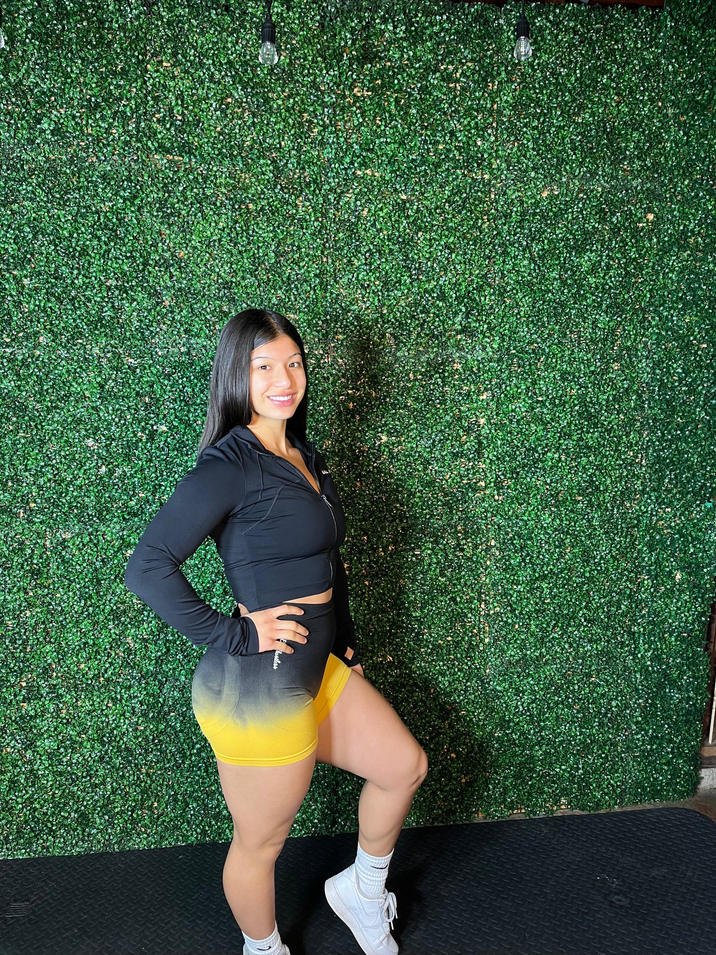 Mustard Ombré Short