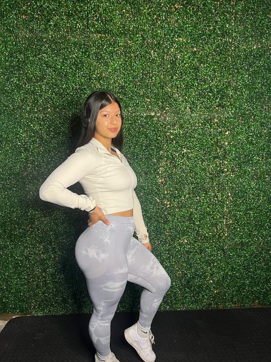 Storm Gray Tie Dye Leggings